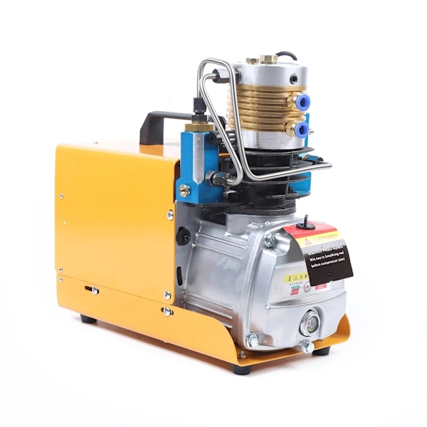 Højtryksluftpumpe, 1800W motor, 4500psi kapacitet,Gul Yellow Yellow