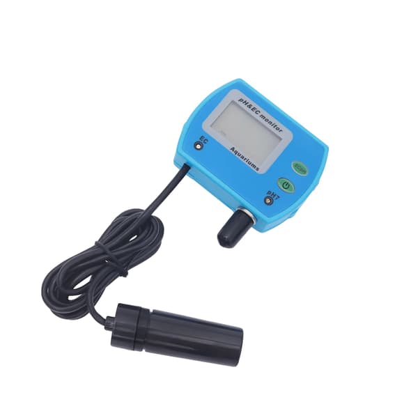 pH Meter, Dobbelt Målekapacitet, Præcise Målinger, Blå