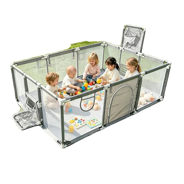 Lekställning, Hållbart Tyg, Säkerhetsdesign, 03