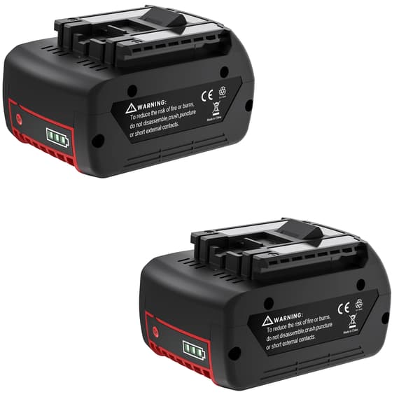 Batteri, 6,0Ah kapacitet, kompatibel med elverktyg, 2 st