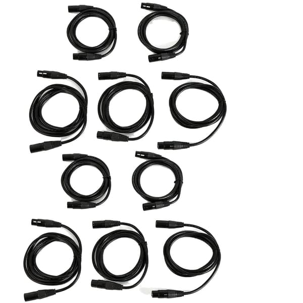 DMX-kabel, 3-Pin XLR, 2m længde, DMX-kabel
