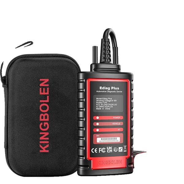 OBD2 Diagnostisk Scanner, CAN FD Support, Multi-Bil Kompatibilitet, Blå