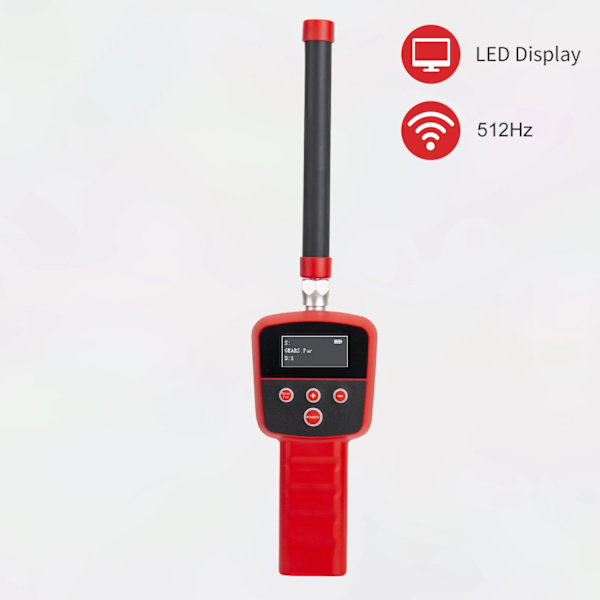 512Hz Sonde Transmitter, LED-skærm, 4-timers batterilevetid,Lilla Purple PURPLE