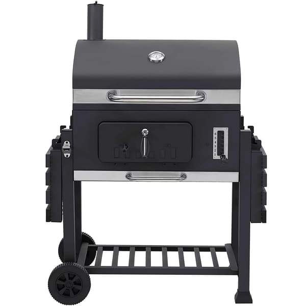 Kolgrill, Offset-rökare, Justerbar ventil, Flasköppnare