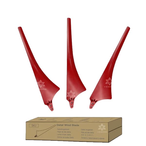Vindmølleblade, Holdbart Materiale, Aerodynamisk Design, 3 Delta Rød