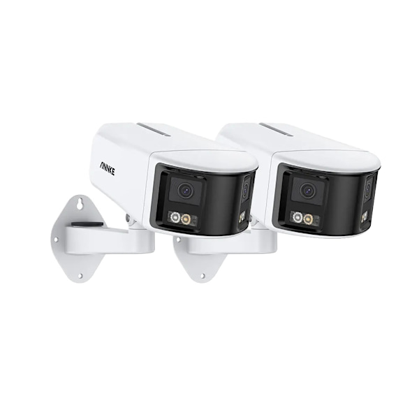 4K Säkerhetskamera, AI-människodetektering, 180° bredvinkelstäckning,2 st I91DW 2PCS I91DW