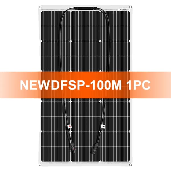 Solpanel, Fleksibelt Design, Vandtæt Vurdering, Fleksibel 100W