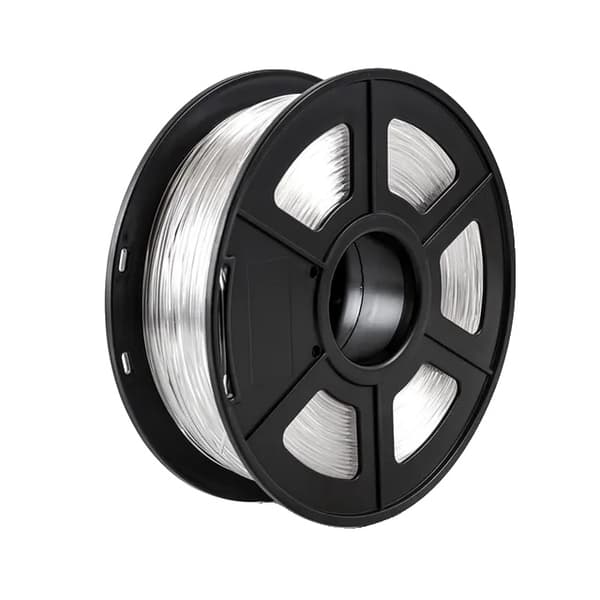 3D-printer filament, PETG-material, nem printning, Gennemsigtig
