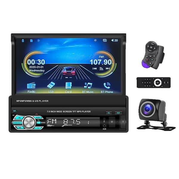 Bil Multimedia Afspiller, 7-tommer Touchscreen, Android Auto Understøttelse, Med Carplay AHD