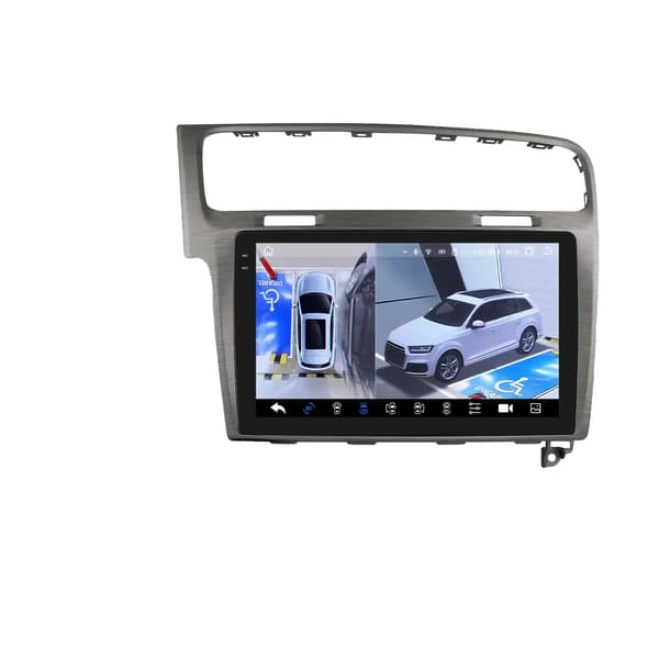 Bil Audio System, Multimedia Afspilning, Touchscreen Interface, Kompatibel med Golf 7 2013-2017, QS8 G med 360 Cam