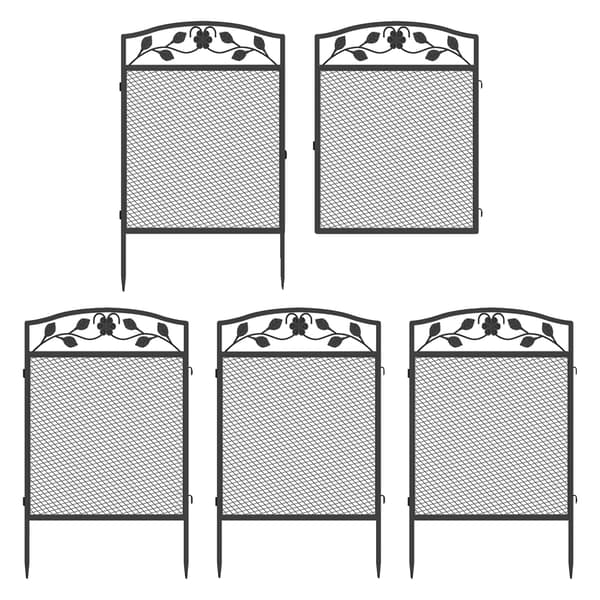 Havehegn, Holdbar Metal Konstruktion, Nem Montering, sort