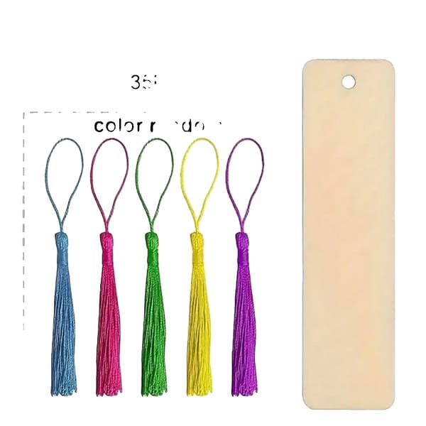 Bogmærker, DIY Blank Design, Perfekt til Håndværk, 70Pcs Sæt