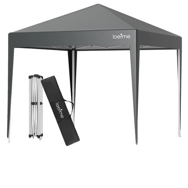 Pop Up Telt, Nem Opsætning, Holdbart Design, Grå