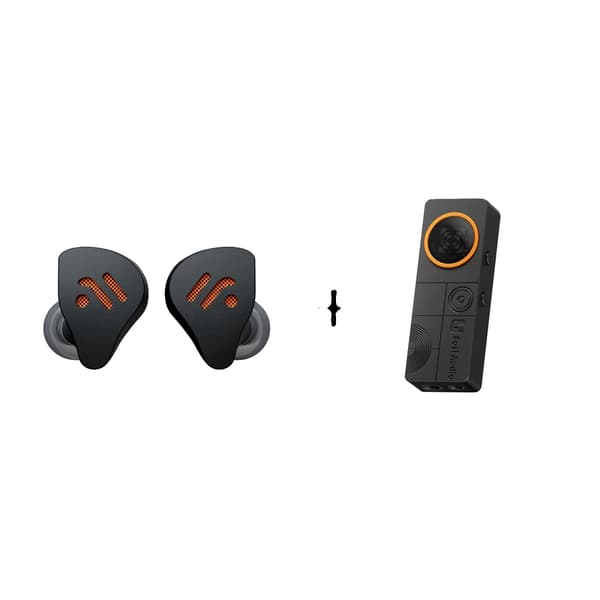 Kablede In-Ear Hovedtelefoner, Åben Bagside Design, Behagelig Pasform, IM4-DS3-Sort