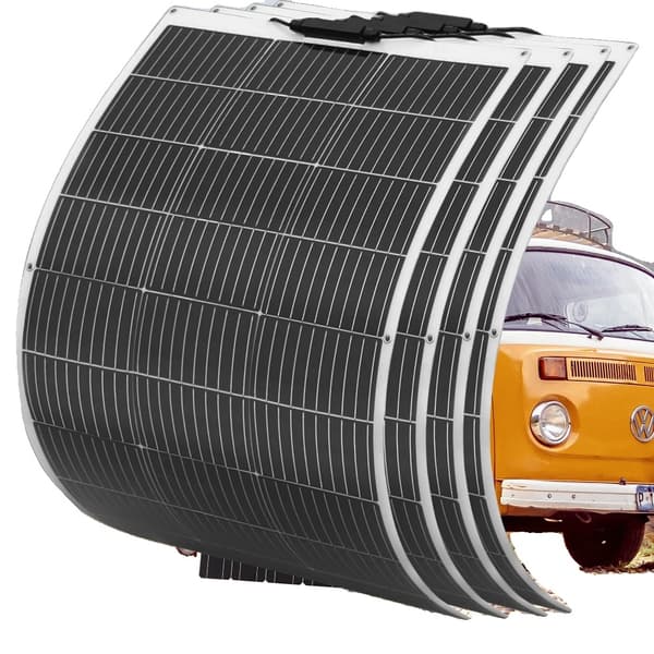 Flexibel solpanel, 100W maximal effekt, lättviktsdesign, 100W 4st
