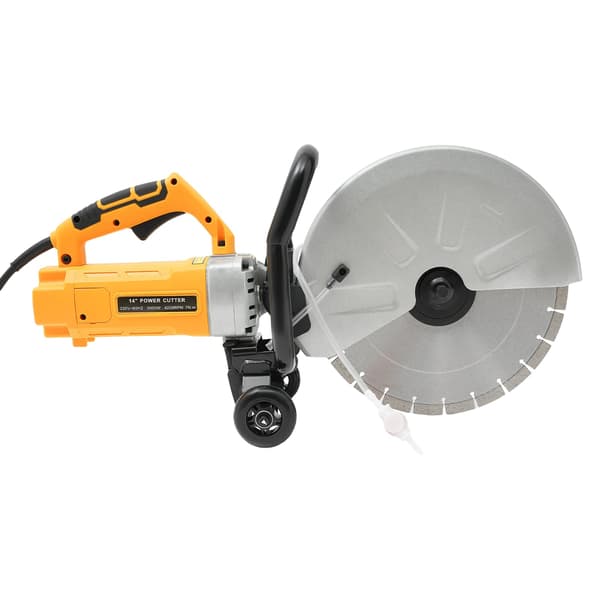 Betonklipper, 3000W motor, 14-tommer savklinge, Gul, EU