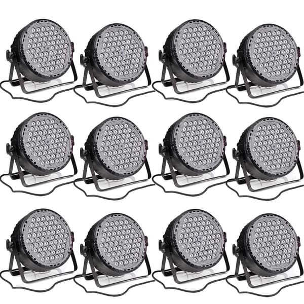 Lava-valot, 60 LEDiä, DMX-ohjaus, 12PCS, EU Plug