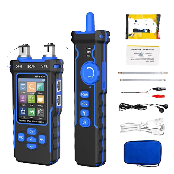 Netværkskabeltester NF-8508, POE & Optisk Effektmåler, CAT5/6 Kabeltestning,NF-8508 NF-8508 NF-8508