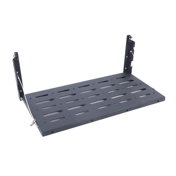 Bil Bagklap Bord, Passer til Jeep Wrangler JK 2007-2017, Metal Konstruktion, Foldbart Design, sort