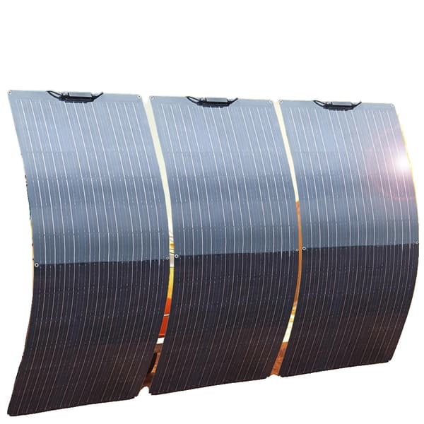 Solpanel, Fleksibelt Design, Høj Effektivitet, 3stk 100w