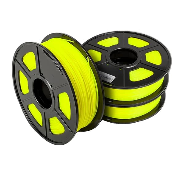 PLA filament 3 ruller, 1,75 mm diameter, miljøvenligt materiale, PLA Gul 3Ruller, NaN, NaN, NaN