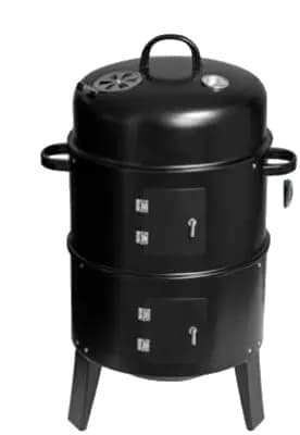 Grill, 3-i-1 Matlagning Mångsidighet, Justerbara Spjäll, svart