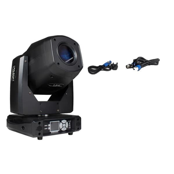 LED Moving Head Lys, Alsidige Effekter, DMX Kontrol, 160W, EU stik