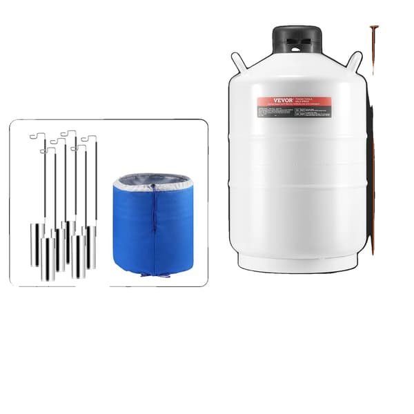 Flydende Nitrogen Tank, 30L Kapacitet, Vakuum Isolering, 20L