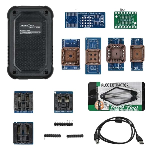 Programmer, Support för 34000+ ICs, IC-testare