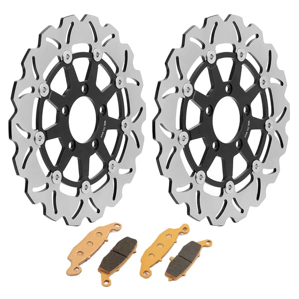 Bremseplader, Holdbart Rustfrit Stål, Pålidelig Bremseydelse, V-Strom 650 04-06 A
