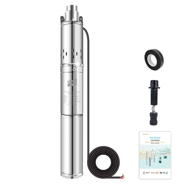 Solcellsdriven vattenpump, 370W effekt, 25T/H flödeshastighet