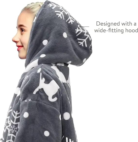 Sweatshirt, Bekväm Fleece Material, Unisex Design, GRÅ