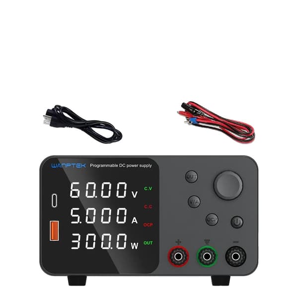 DC Strømforsyning, 0~60V Udgange, 0~5A Strøm, TPS605