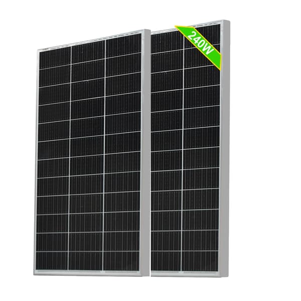 Solpanel, Hög Effektivitet, Hållbar Konstruktion, 2st 120w panel
