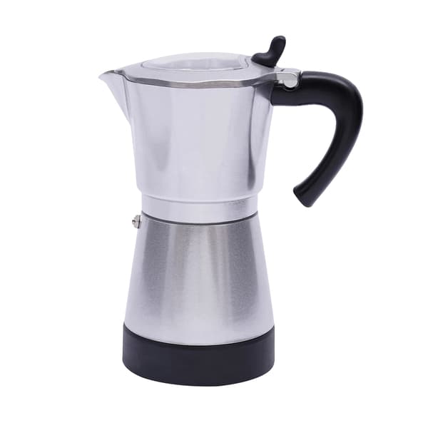 Elektrisk Espresso Koger, 300 ml Kapacitet, 480 W Effekt, Lys Grå