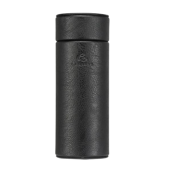 Cigar Etui, Cedertræ, Læderkonstruktion, Sort