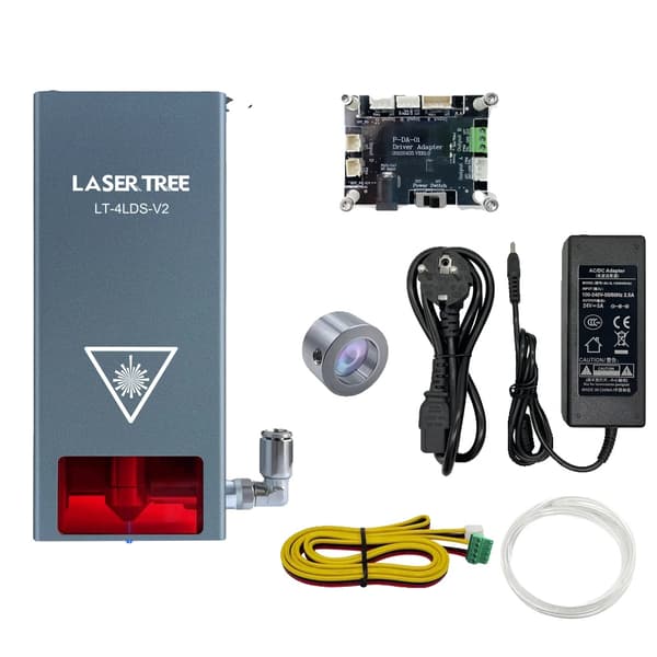 Laserhoved, Høj Præcisionsskæring, Alsidig Materialekompatibilitet, LT-4LDS-V2-EU, 24V