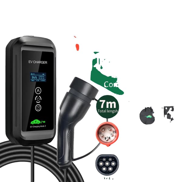 EV-laddare, 11KW effektutgång, typ 2-kontakt, Typ2