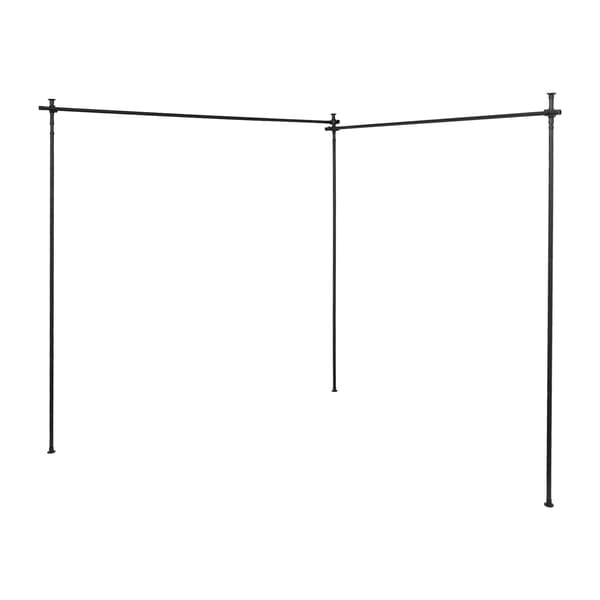 Rymdseparator, Justerbar Höjd, Fristående Design, VIT
