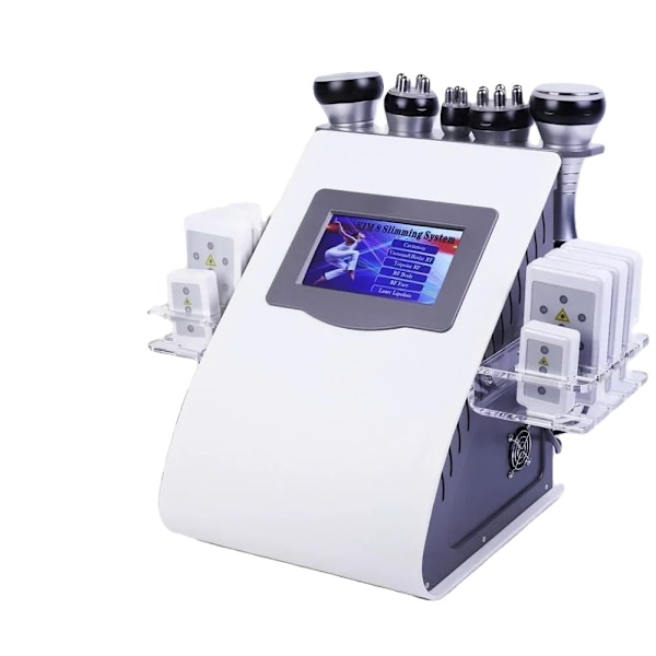 6 in 1 Ultrasonic Cavitation -laihdutuskone, RF-teknologia, 220V-EU-pistoke,220V-EU PISTOKE 220V-EU PLUG 220V-EU PLUG