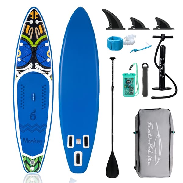 Oppustelig Stand Up Paddle Board, Ultra Stabil, Multi-Brug, SUPFR02D