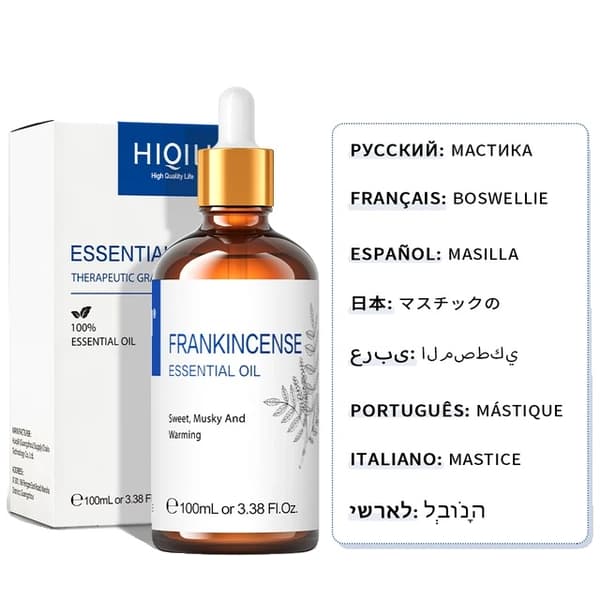 Eterisk Olja, Lavendel, 100% Ren Arom, 100ml, Frankincense