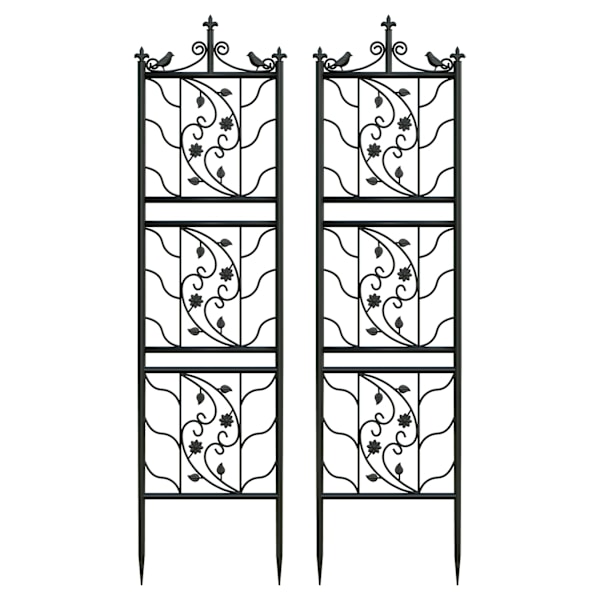 Trellis, Hållbar Metalldesign, Stöder Klättrande Växter,svart