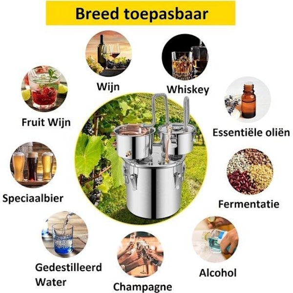 Tislauslaite - Tislausastia - Valmista itse olutta, viiniä tai väkeviä alkoholijuomia - Fermentointisarja