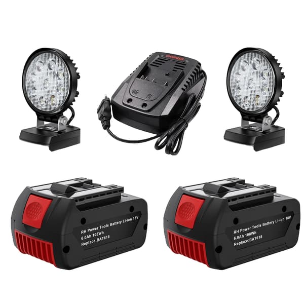 Ersättningsbatteri, 18V, 6000mAh kapacitet, Sätt 5