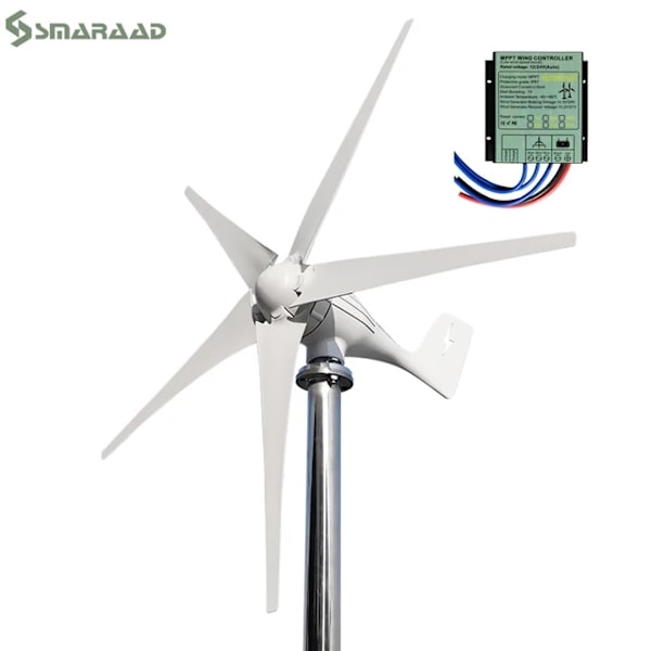 Vindmølle generator, 3000W effektudgang, MPPT off grid system, 12V, med MPPT-controller, 3000W With MPPT Controlle 12V