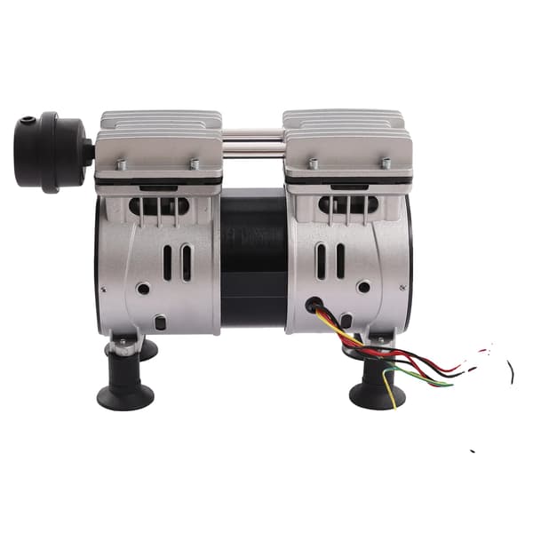 Vakuum Pump, 550W Effekt, 3,6CFM Utsugsvolym, Tyst Drift,220V, Silver