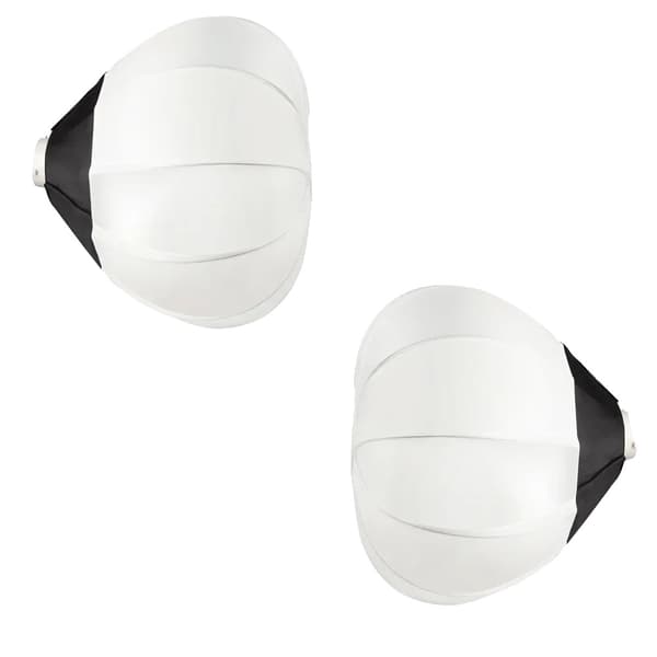 Softbox, 65 cm Diameter, Kompatibel med Bowens og Elinchrom Mounts, 2stk 65cm