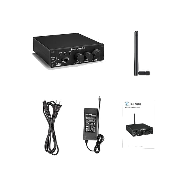 Ljudmottagare, Bluetooth 5.0, 2.1 HiFi, U-Disk Spelare, BL20C Med 24V