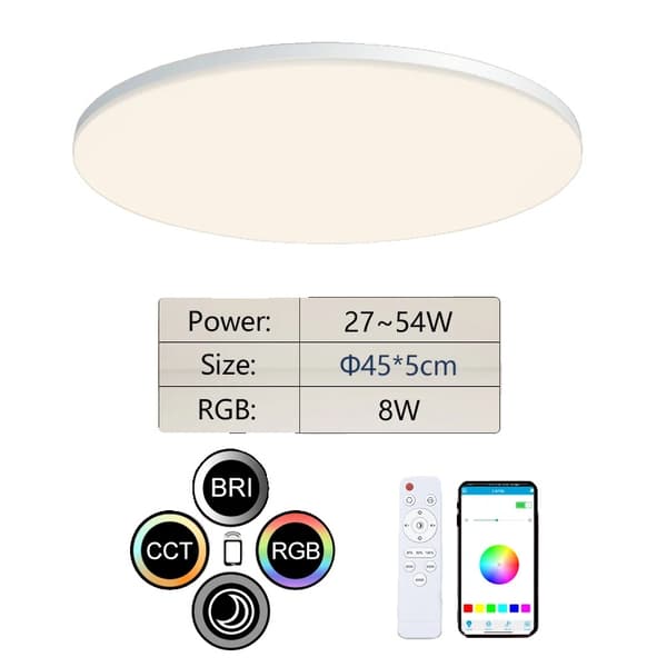 Kattovalaisin, Älykäs Ohjaus, Energiatehokas, 45cm(17.72 tuumaa)